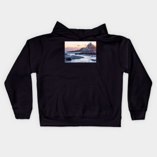 Frosty Morning on Good Harbor Beach Gloucester MA Mansion Kids Hoodie